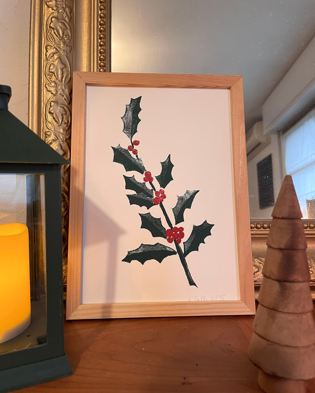 Affiche, La branche de houx