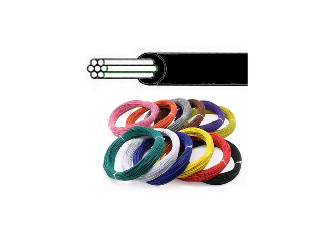 Fil de câblage 10 ml FC50N 0,50 mm² souple noir