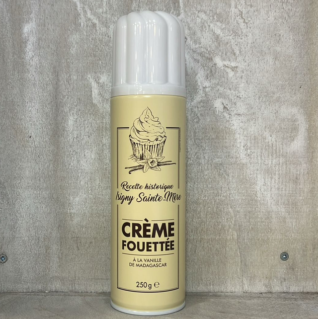 Crème fouettée à la vanille 