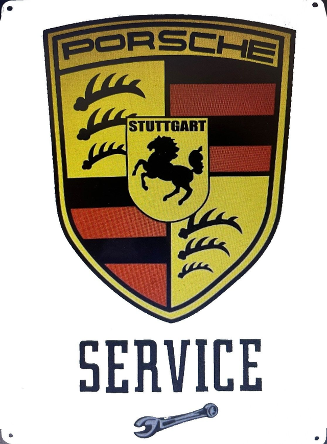 Porsche Service - Aluminium Wall Plaque
