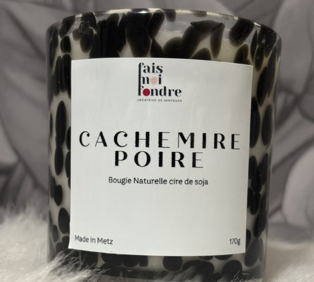 Bougie Noël Enchanté « Cachemire Poire »🍐 