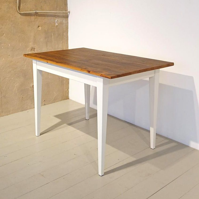 UNIK Tisch Altholz 110 x 70 cm kittweiß