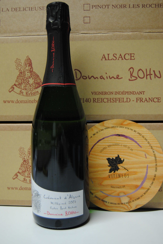 Crémant d''Alsace Extra Brut 2009 - Blanc Brut Pétillant - Domaine Bohn (Bernard et Arthur Bohn)