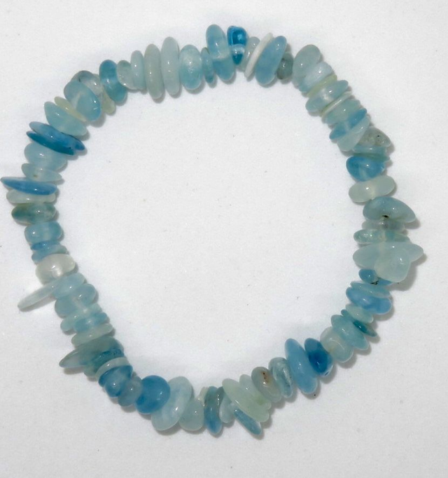 Bracelet baroque Aigue-Marine