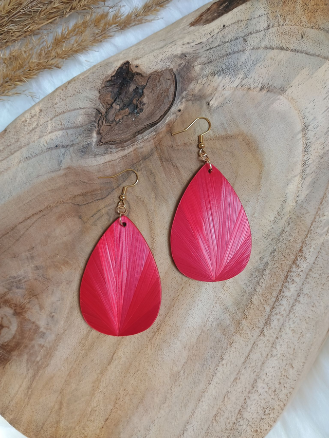 Boucles d'oreilles GOUTTE Éventail