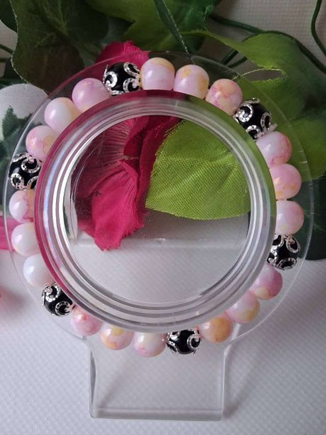 Bracelet perles de verre