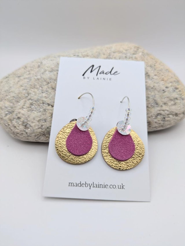 Orchid Hoop Earrings (1)