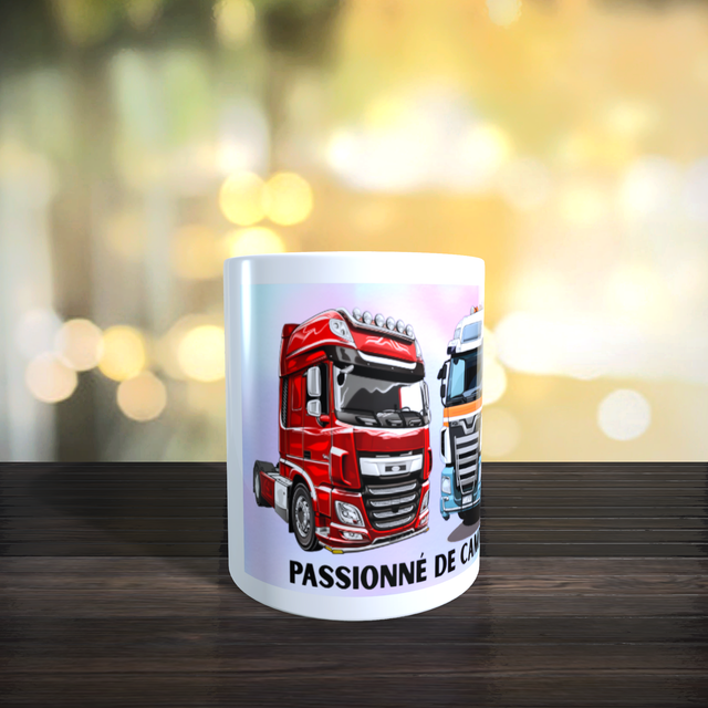 Mug passionné de camions