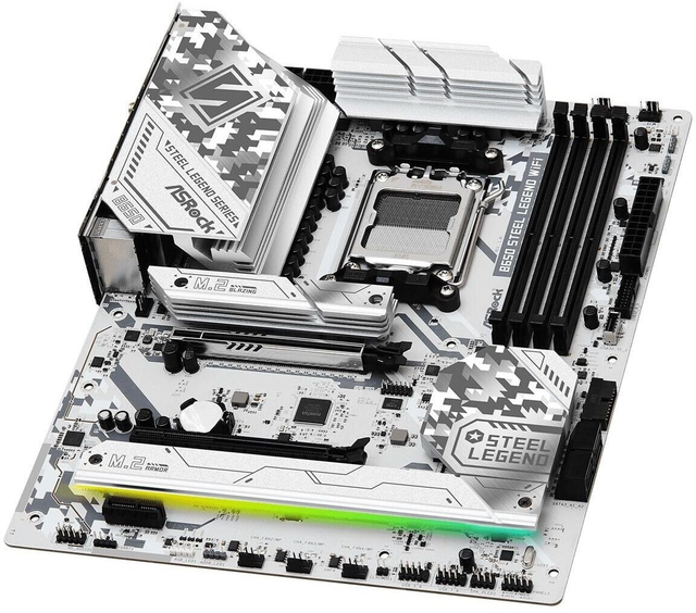 02.2.0050 – Scheda Madre ASRock B650 Steel Legend WiFi AM5 – ATX gaming per Ryzen 7000