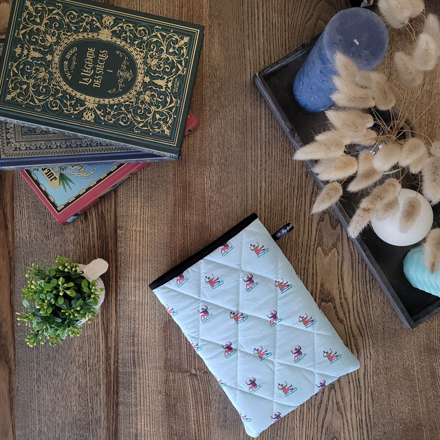 Pochette pour livre Grand Format : Sports d'hiver Luge