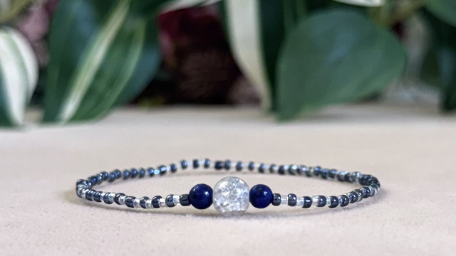 Bracelet | Lapis-Lazuli - Trio 1