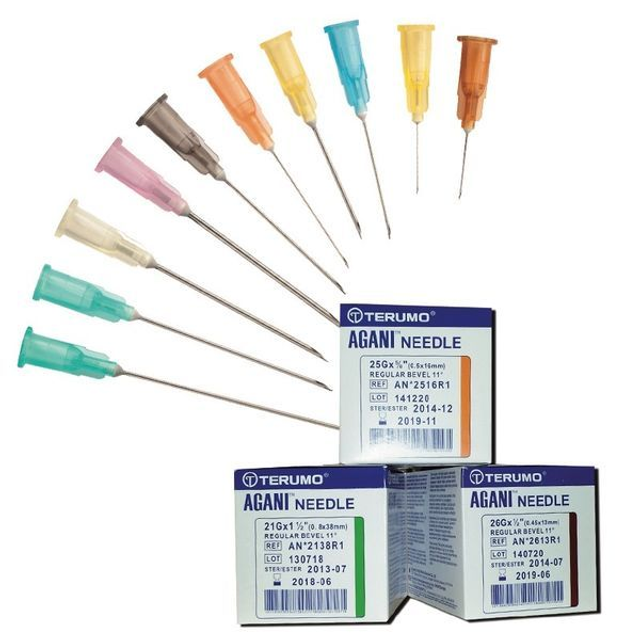 Aiguilles Agani Terumo – Boîte de 100 (usage professionnel)