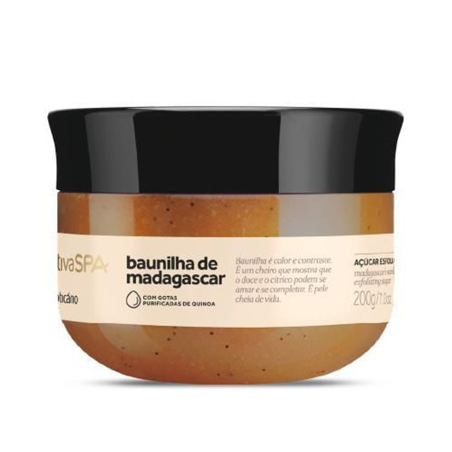 Nativa Spa Exfoliante de Azúcar y Vainilla de Madagascar, 200g