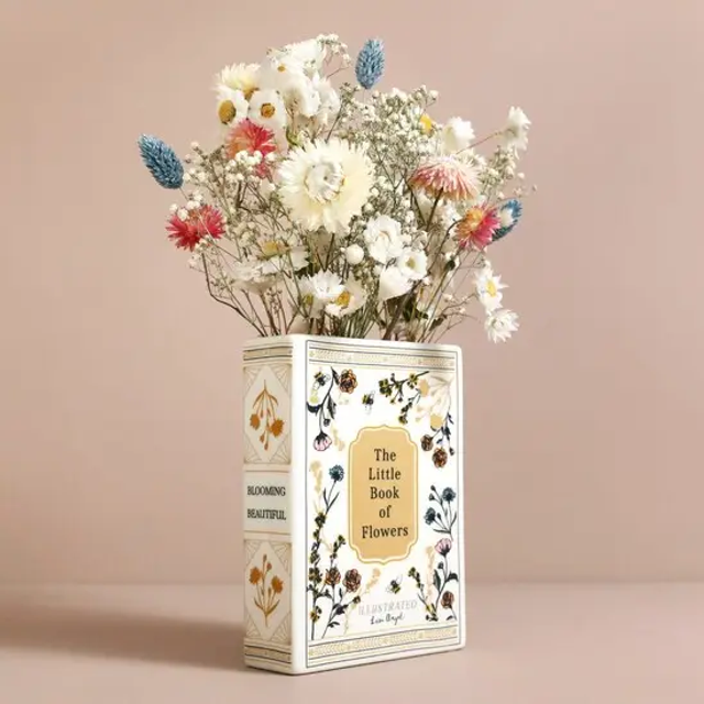 Little Book Of Flowers Vase