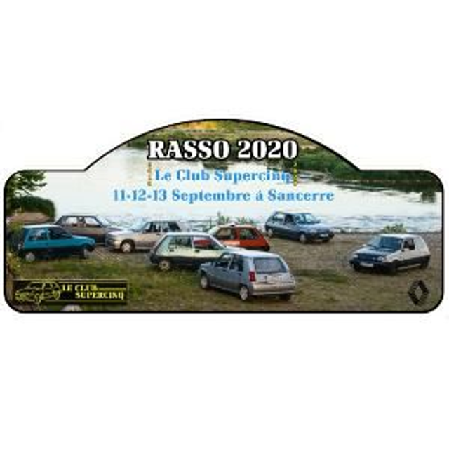 Plaque rasso 2019 et ultérieur 