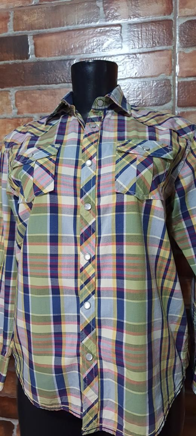 CAMISA QUADRICULADO FEMENINA,T/10 ANOS