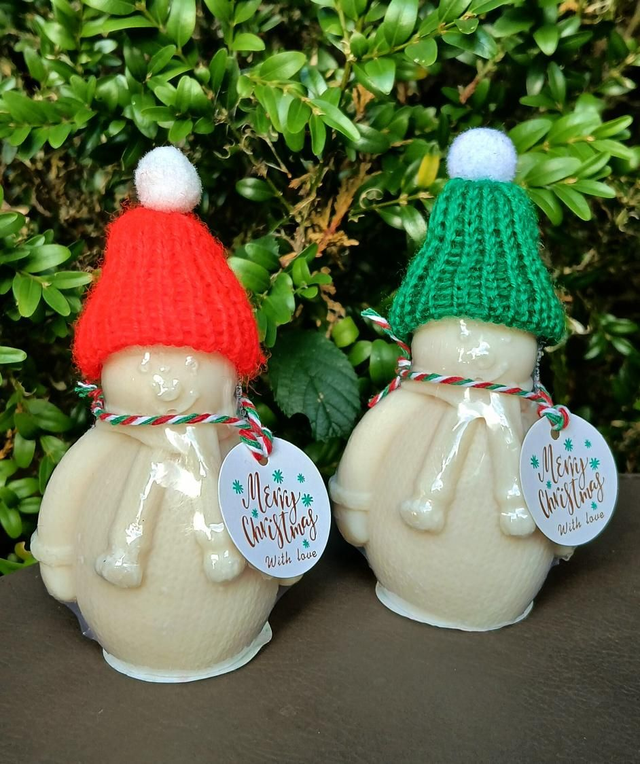 Snowman Soap 