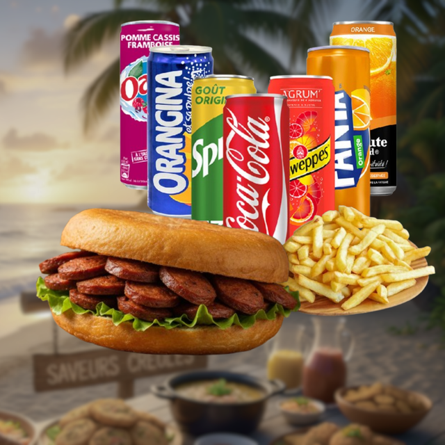 Menu Bokit B11 : Merguez