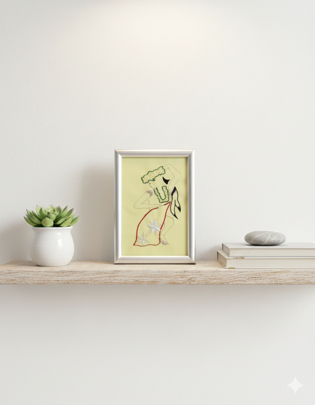 Vahiné Ori  broderie main