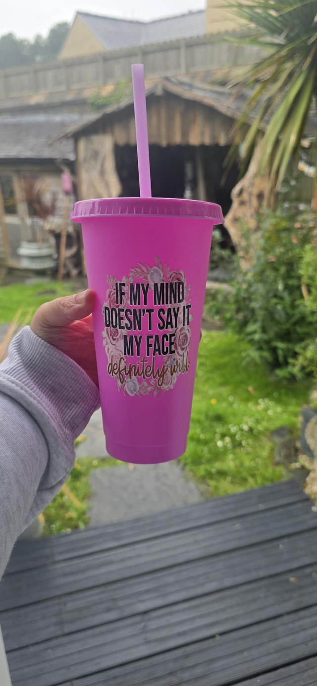 If My Mind Doesn't Say It My Face Definitely Will - Cold Cup