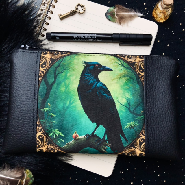 Trousse Talisman animal - Corbeau - Noctis