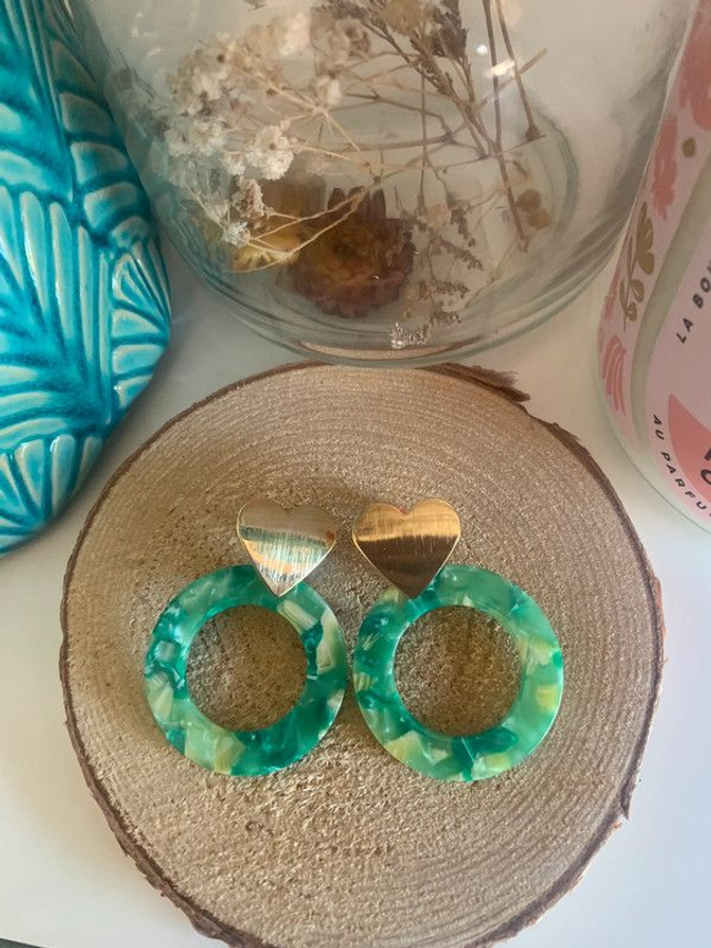 Boucle d'oreille Lili dorée