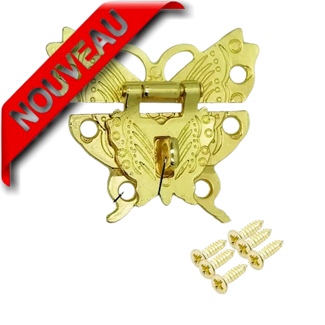 Serrure papillon vintage