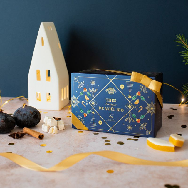 Coffret métal Thés Féériques de Noël Bio*