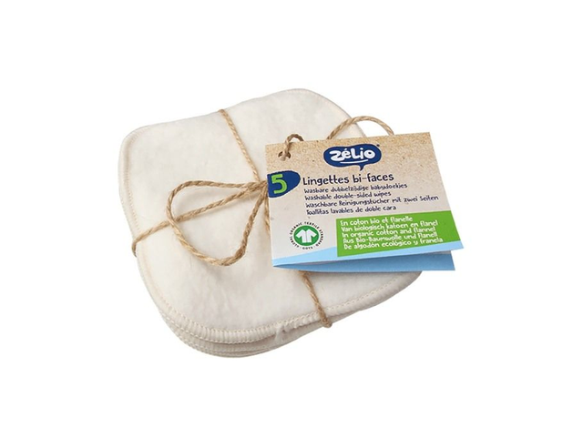 [Zelio] Wasbare katoenen doekjes - 5 stuks