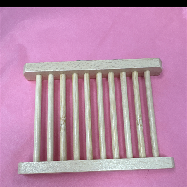 Millie’s natural soap bamboo rectangle soap dish 