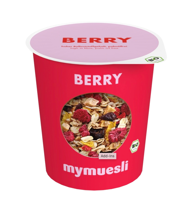 Mymuesli Berry - 85g Becher 2go