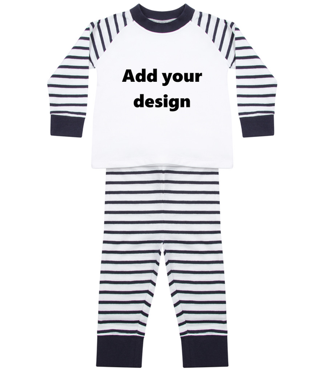 Personalised Pyjamas - Any design - Blue 