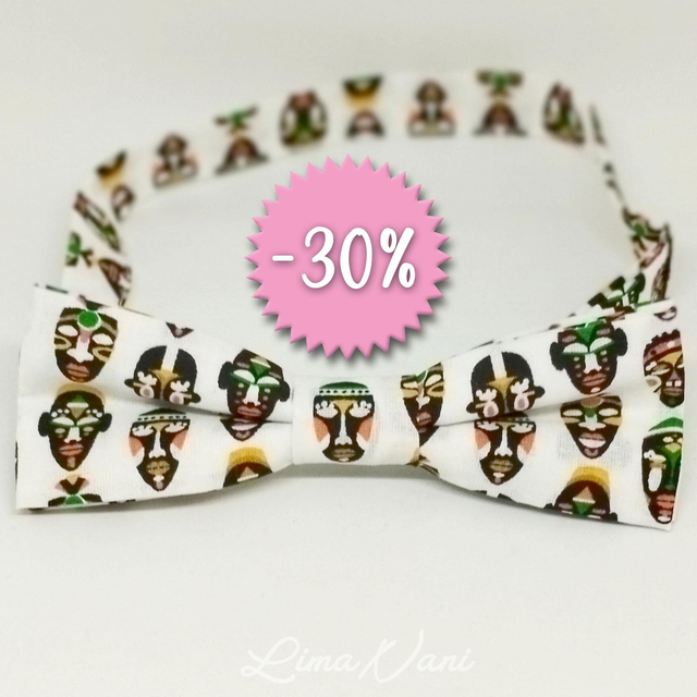 PŪREHUA – Le nœud papillon en tissu ajustable