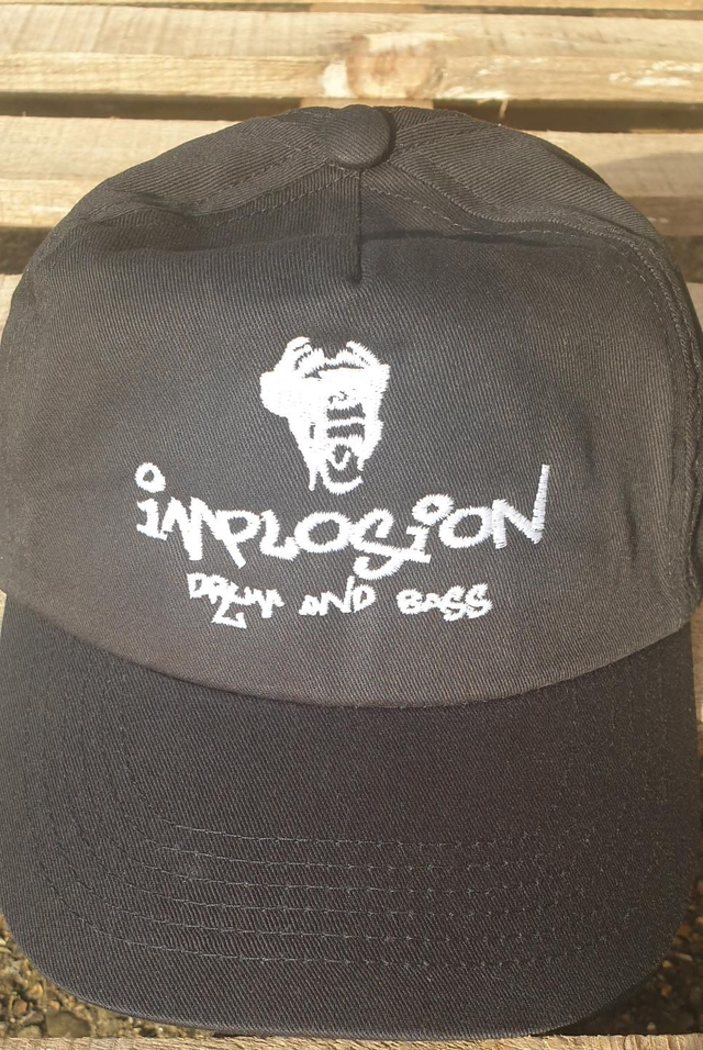 Black Implosion Baseball cap