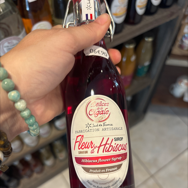 Sirop de fleur d’hibiscus 25 cl