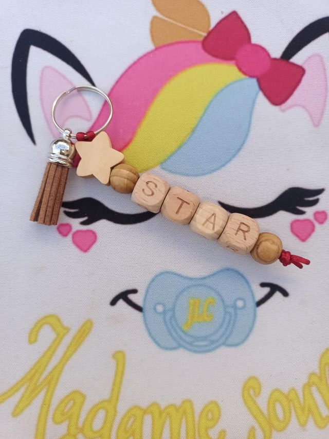 Porte Clés 1 Branche Bois