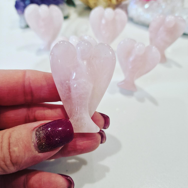 Angel : Rose Quartz (5cm Approx) 
