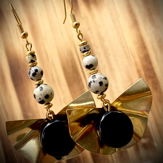 Boucles Bali Jaspe Dalmatien 