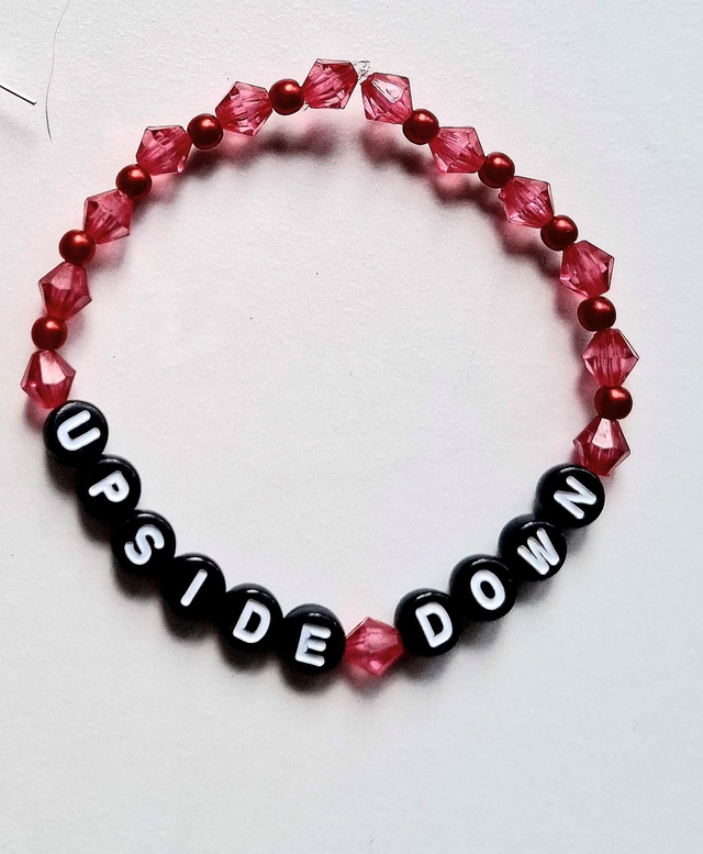 Upside Down beaded bracelet 