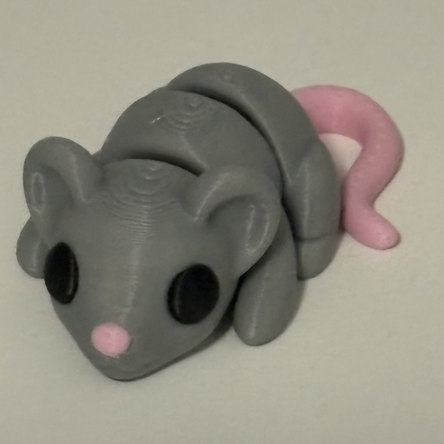 3D Printed Grey Mouse