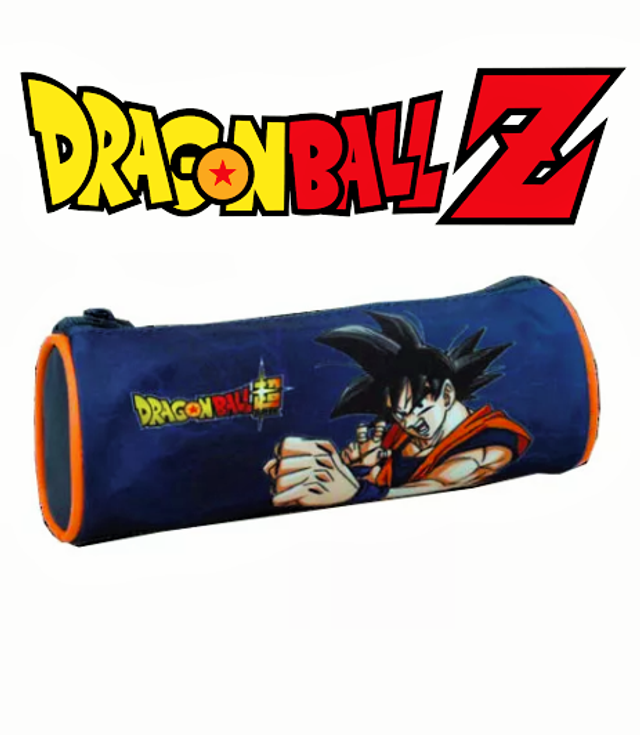 Trousse cylindrique Dragon Ball Son Goku 21cm multicolore