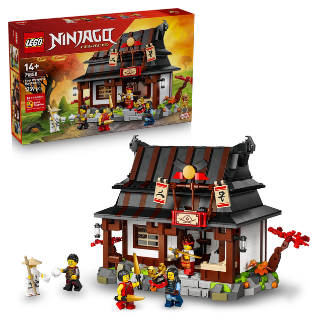 LEGO 71858 Ninjago 15-jähriges Jubiläum der Vier-Waffen-Schmiede