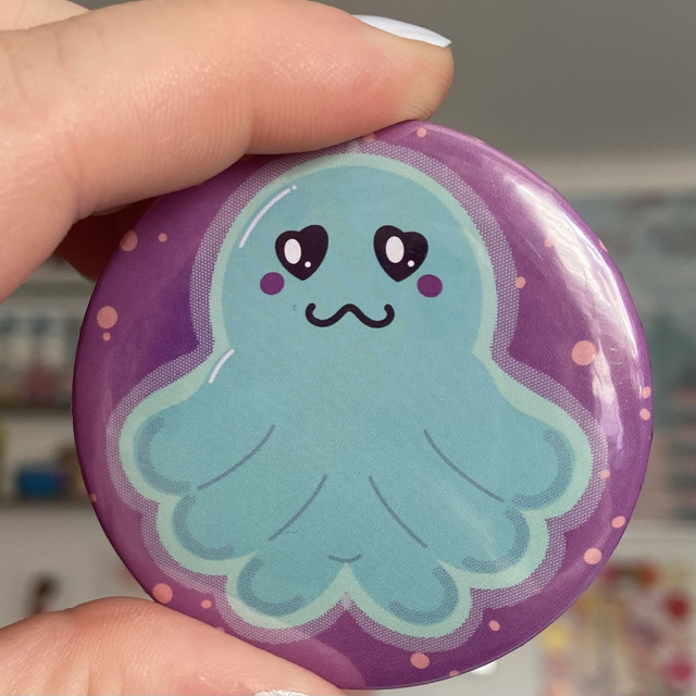 Badge Poulpy bleu