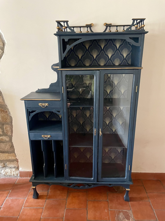 Vitrine année 1900 style art déco