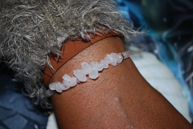 Bracelet quartz rose