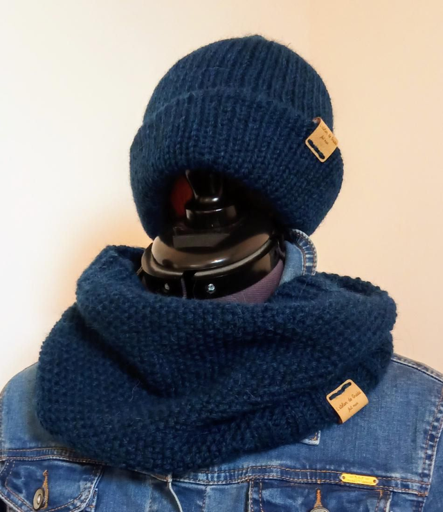 Parure bonnet &amp; tour de cou – Un duo douillet pour l’hiver