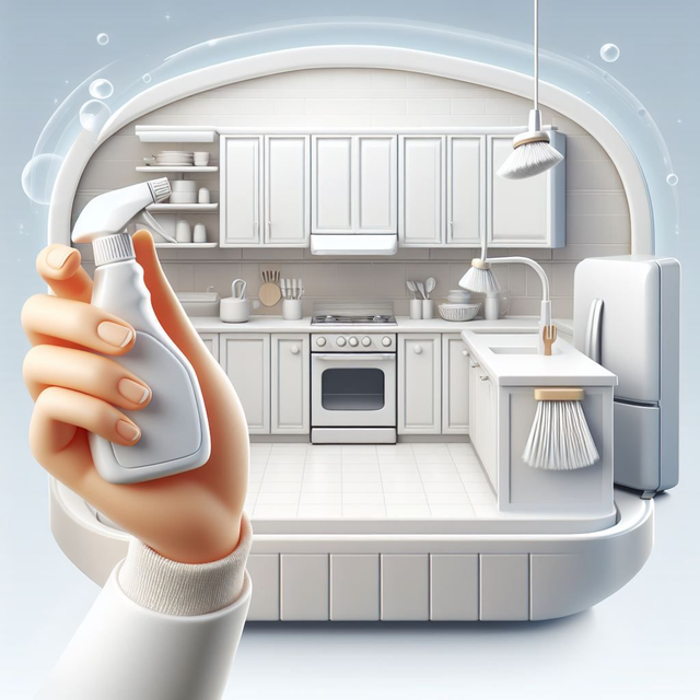 Pulizia Finale Cucina - Final Kitchen Cleaning