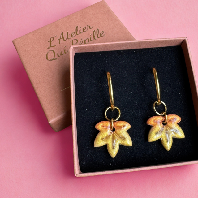 Acérines Bicolore citrouille et doré