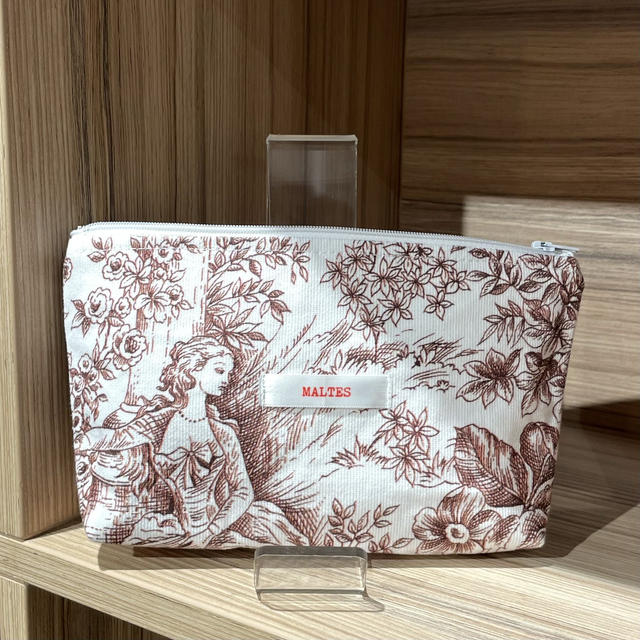 Pochette toile de jouy