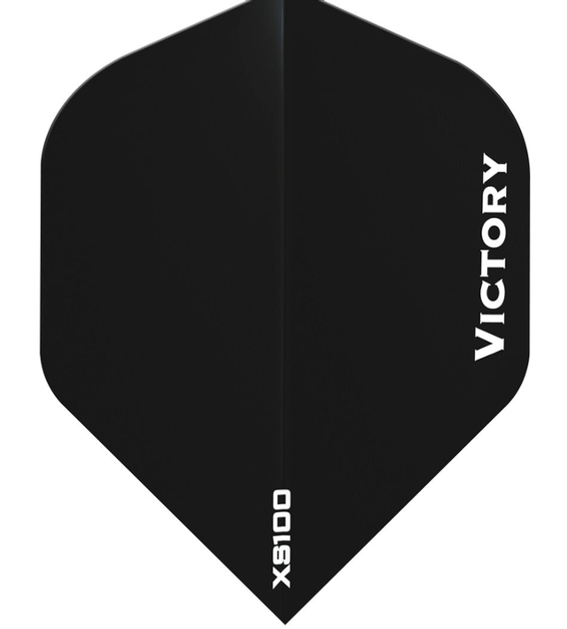 VICTORY DARTS XS100 BLACK EXTRA STRONG FLIGHTS